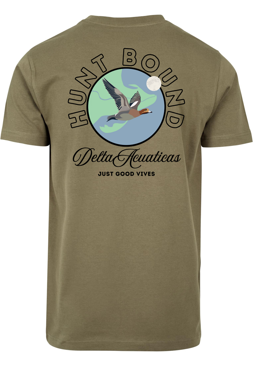 Camiseta manga corta Hunt Bound Oliva