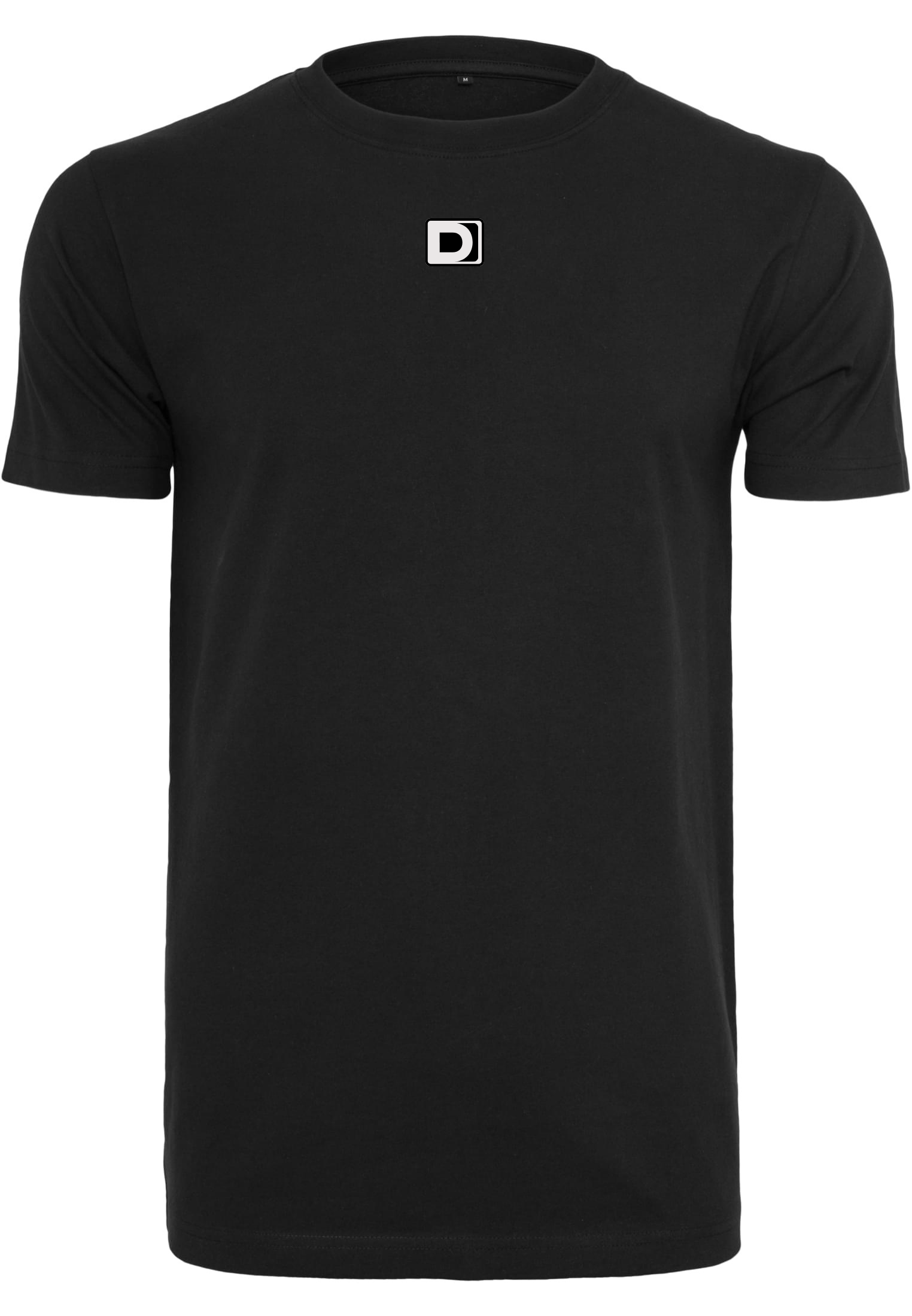 Camiseta manga corta D-Project Badge Negro