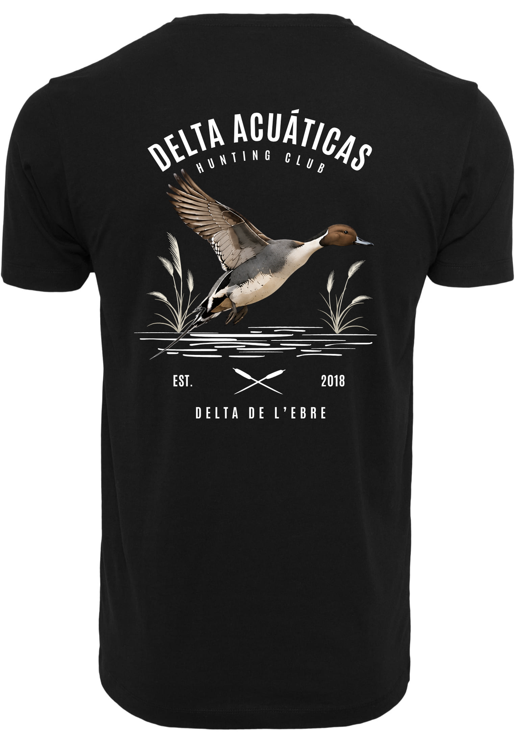 Camiseta manga corta Pintail Negro