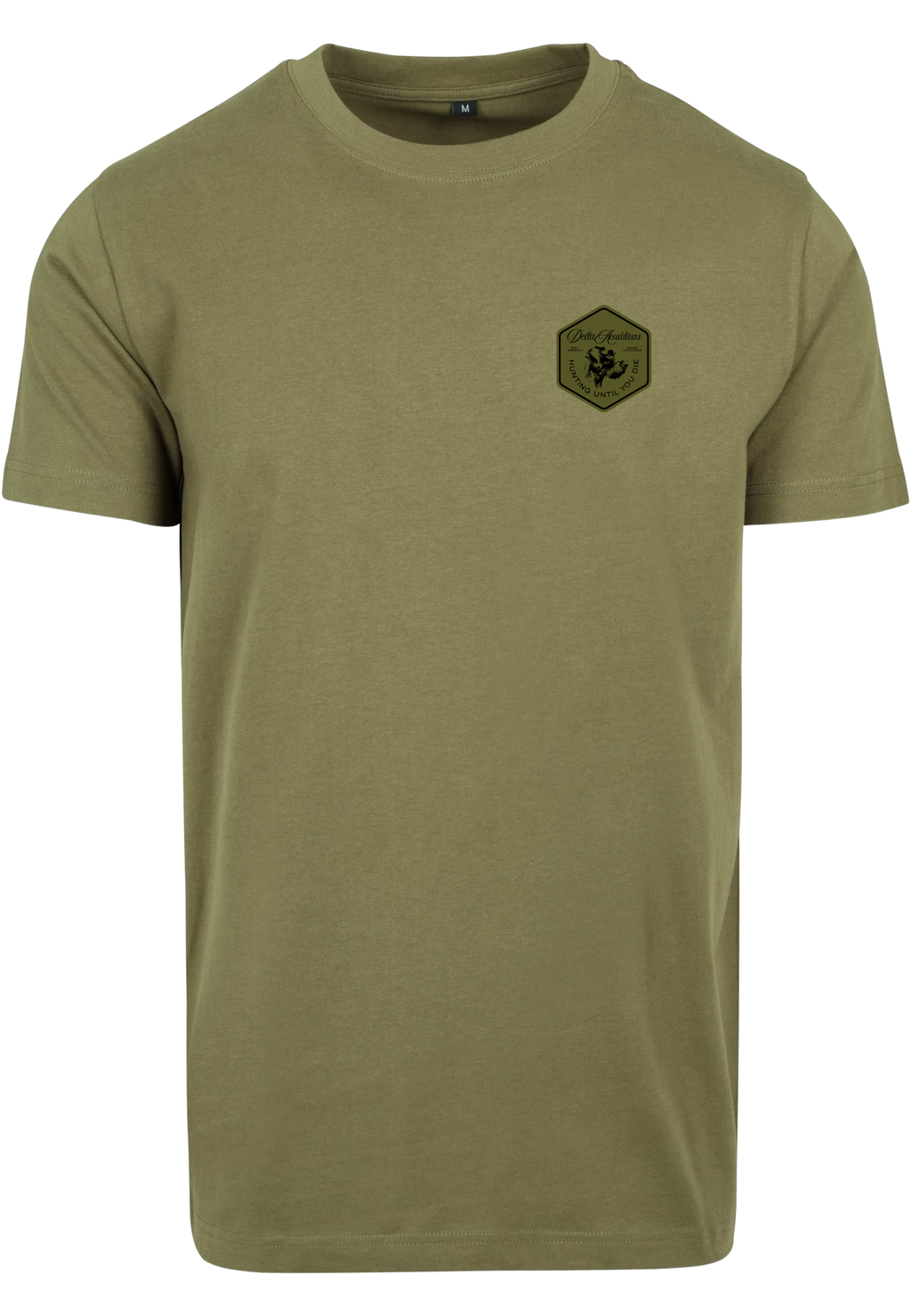 Camiseta Drahthaar Pocket Oliva / ⬜🟩⬛
