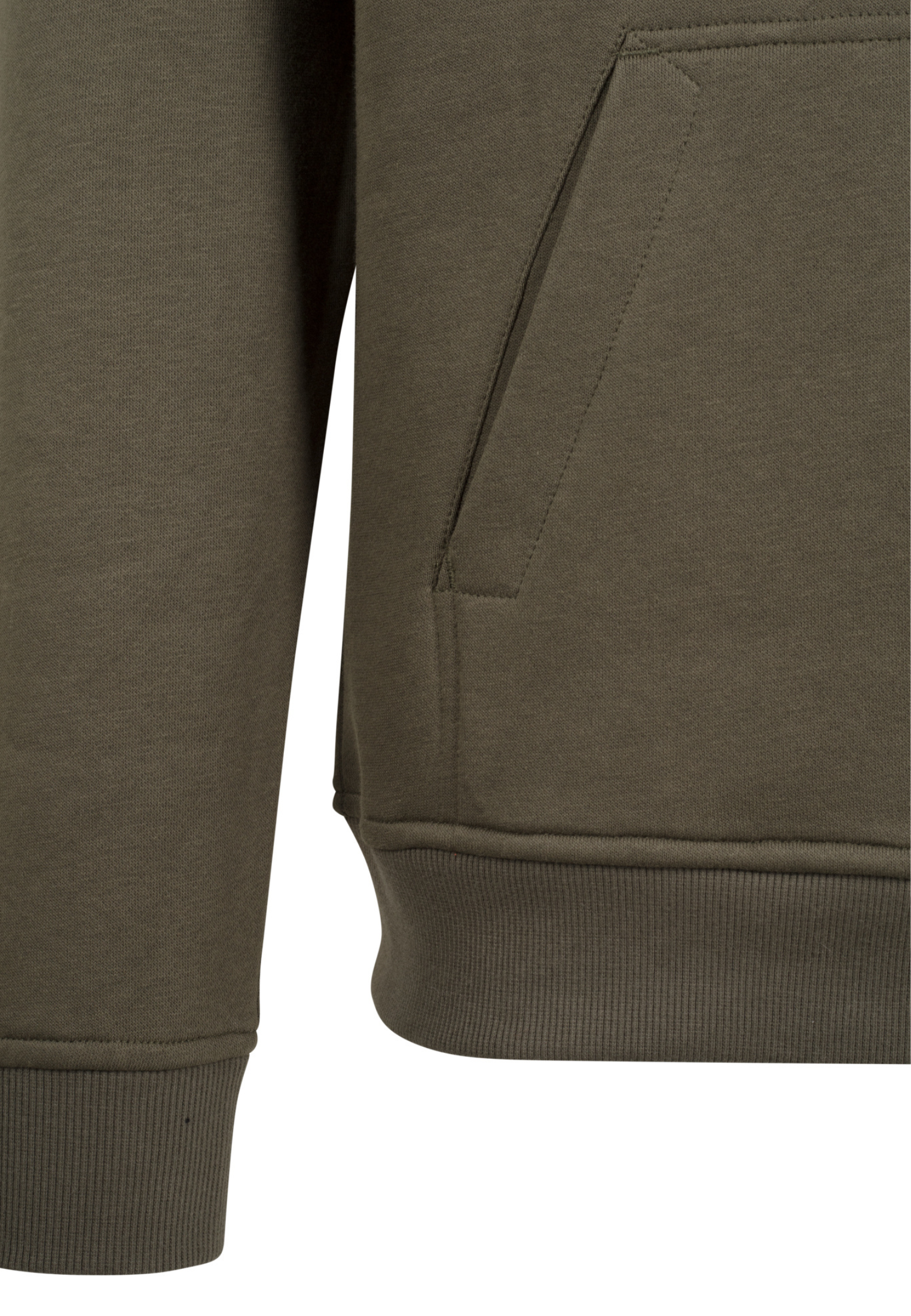 Sudadera con capucha D-Logo Oliva