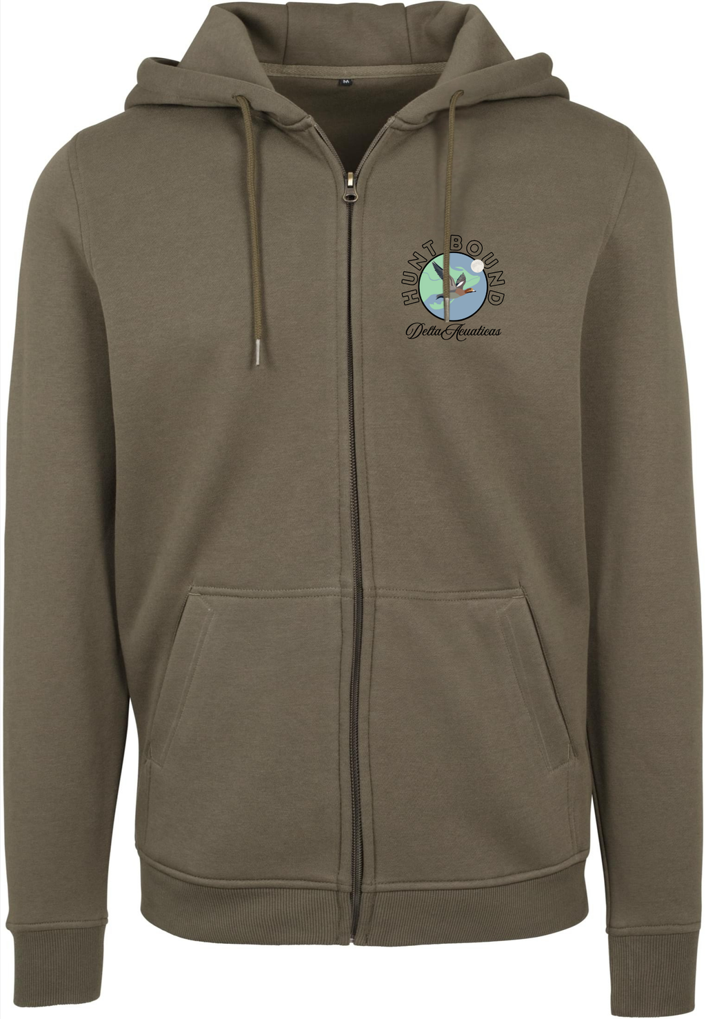 Sudadera con cremallera y capucha Hunt Bound Oliva