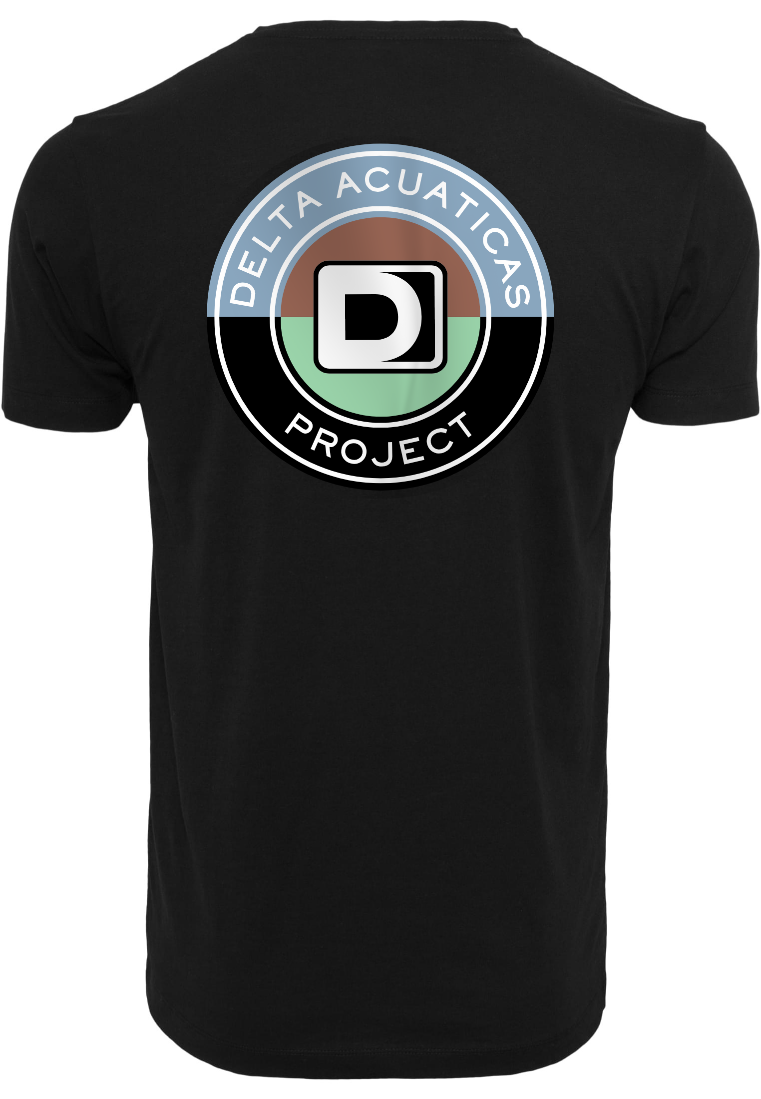 Camiseta manga corta D-Project Badge Negro