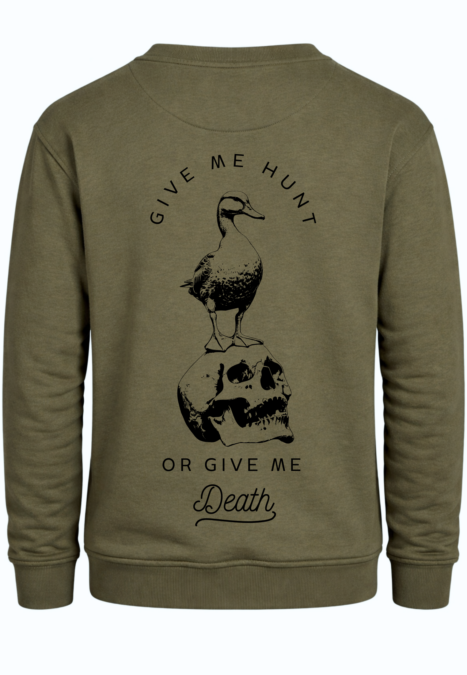 Sudadera Death Oliva