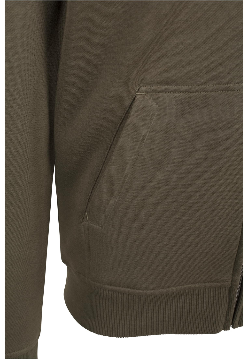 Sudadera con cremallera y capucha Drahthaar Oliva