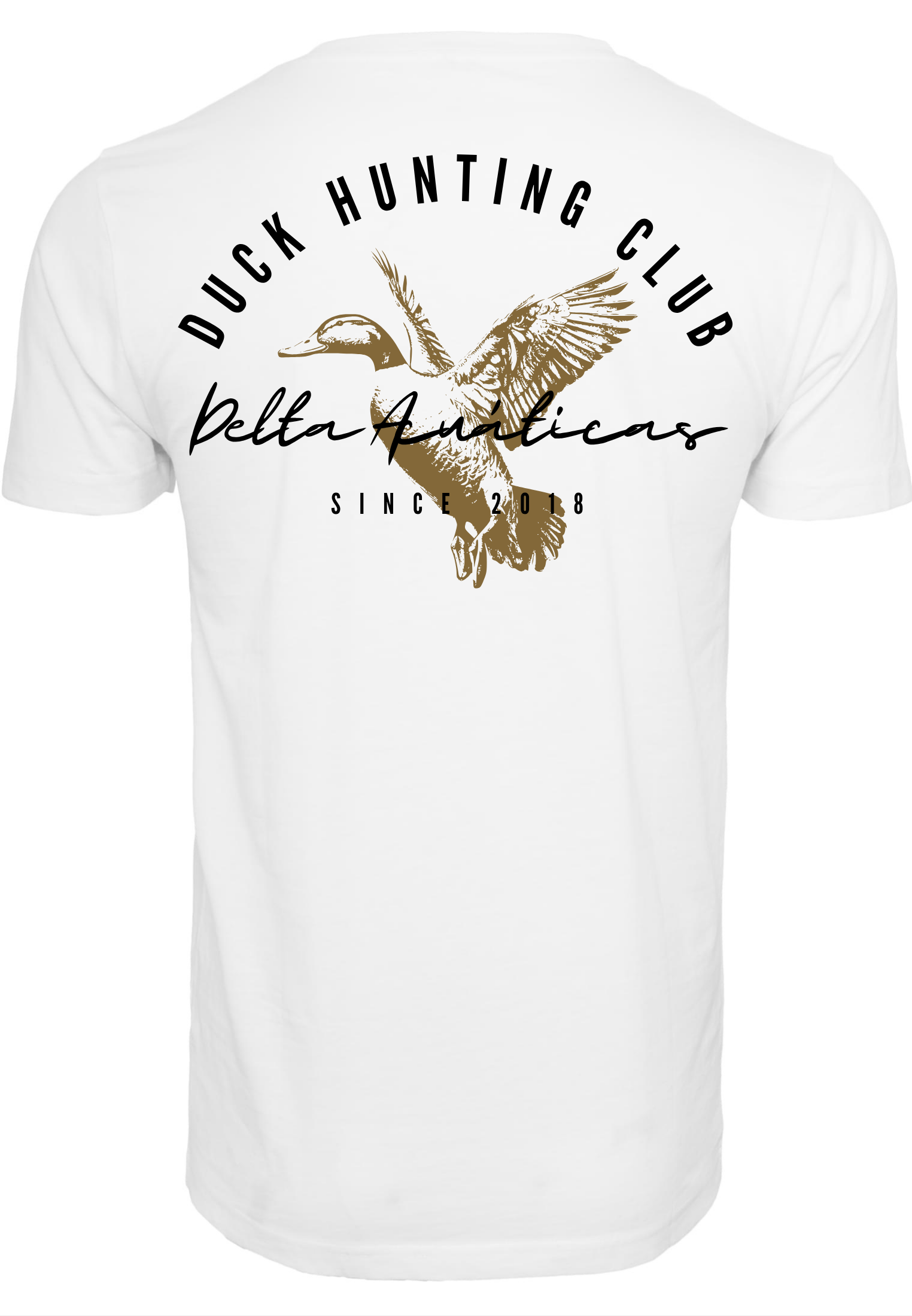 Camiseta manga corta Duck Hunting Club Blanco