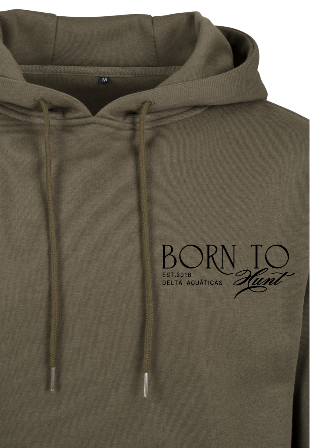 Sudadera con capucha Born To Hunt Oliva