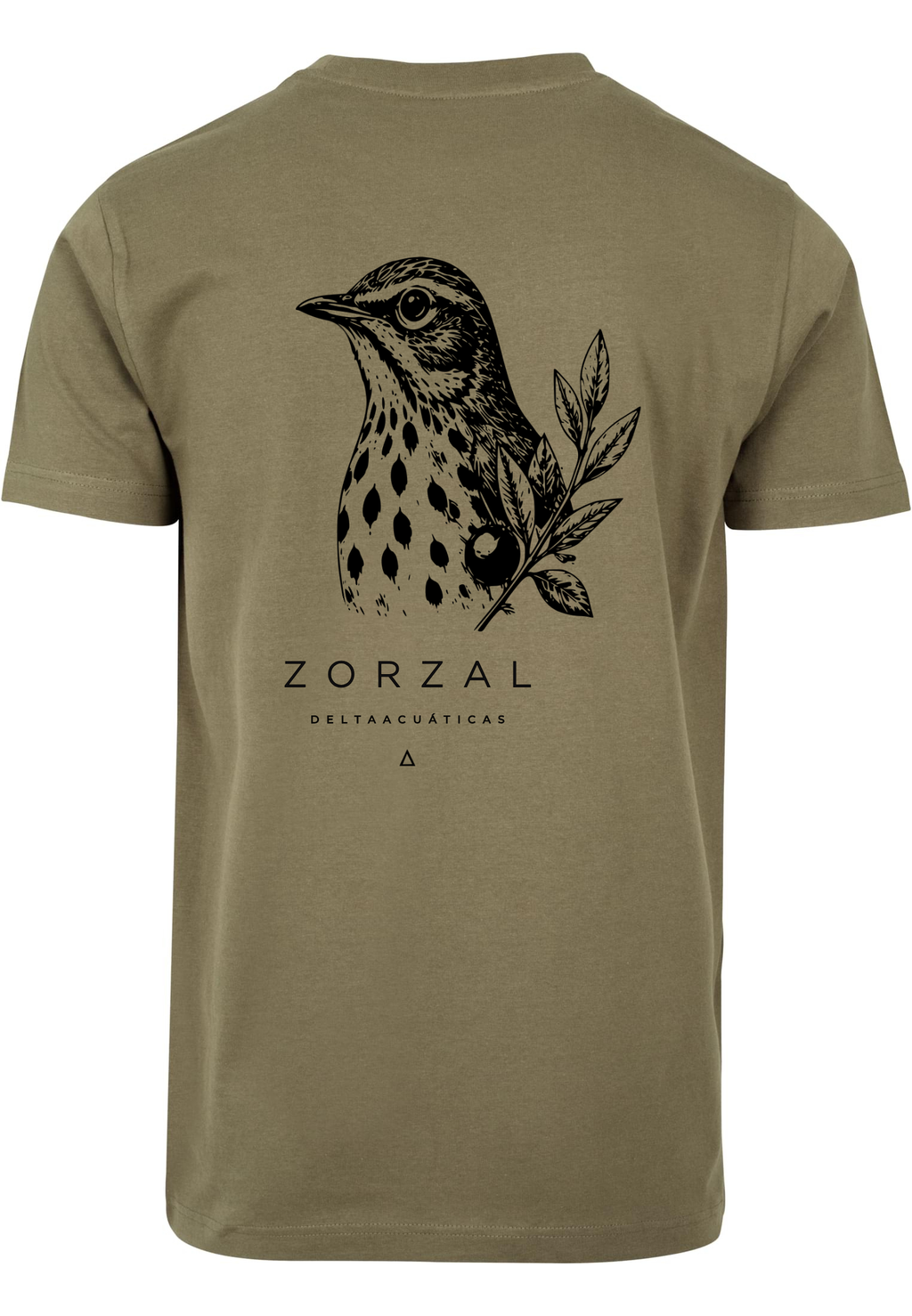 Camiseta manga corta Zorzal Oliva