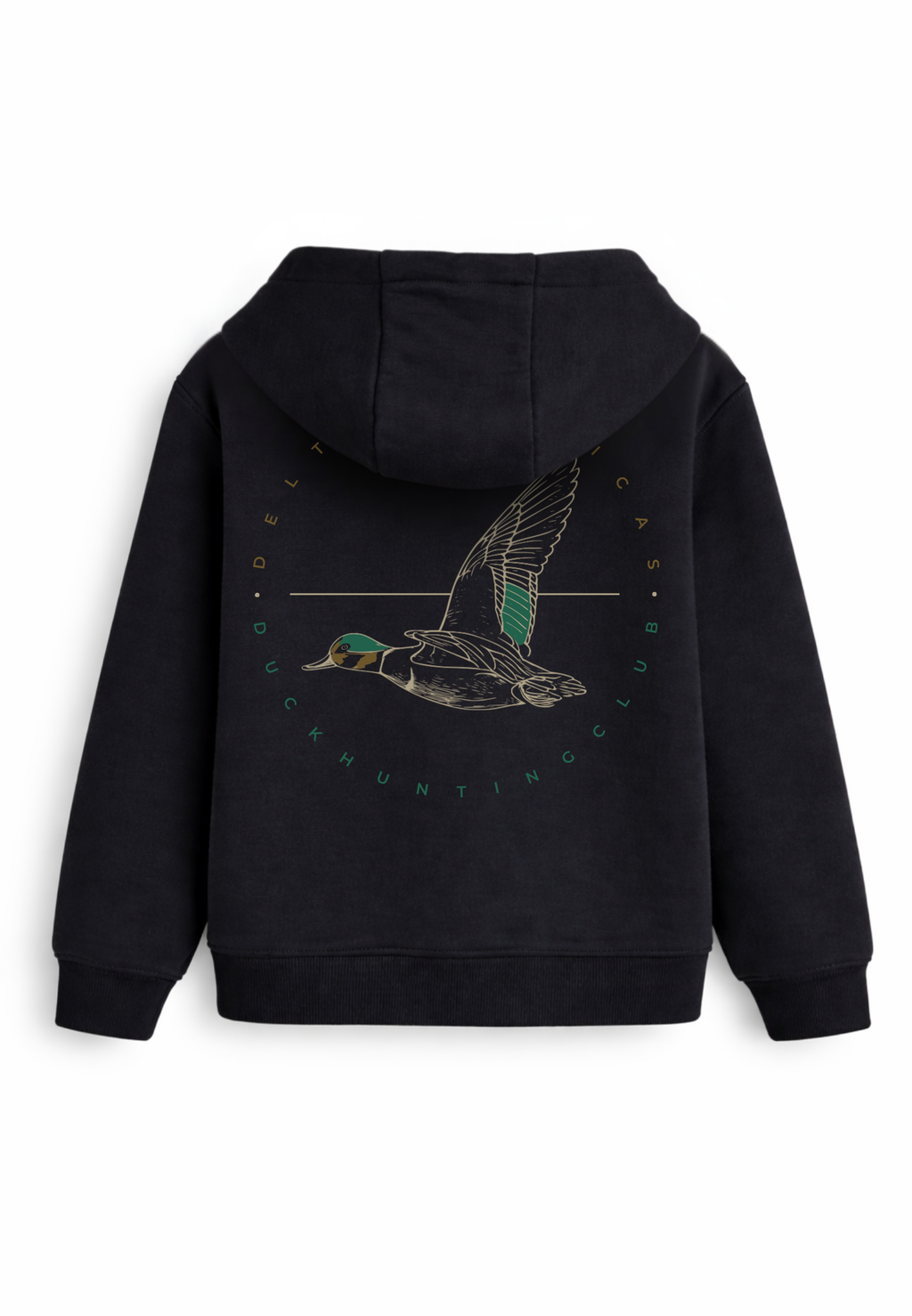 Sudadera esponjosa niño/a Teal Badge Negro