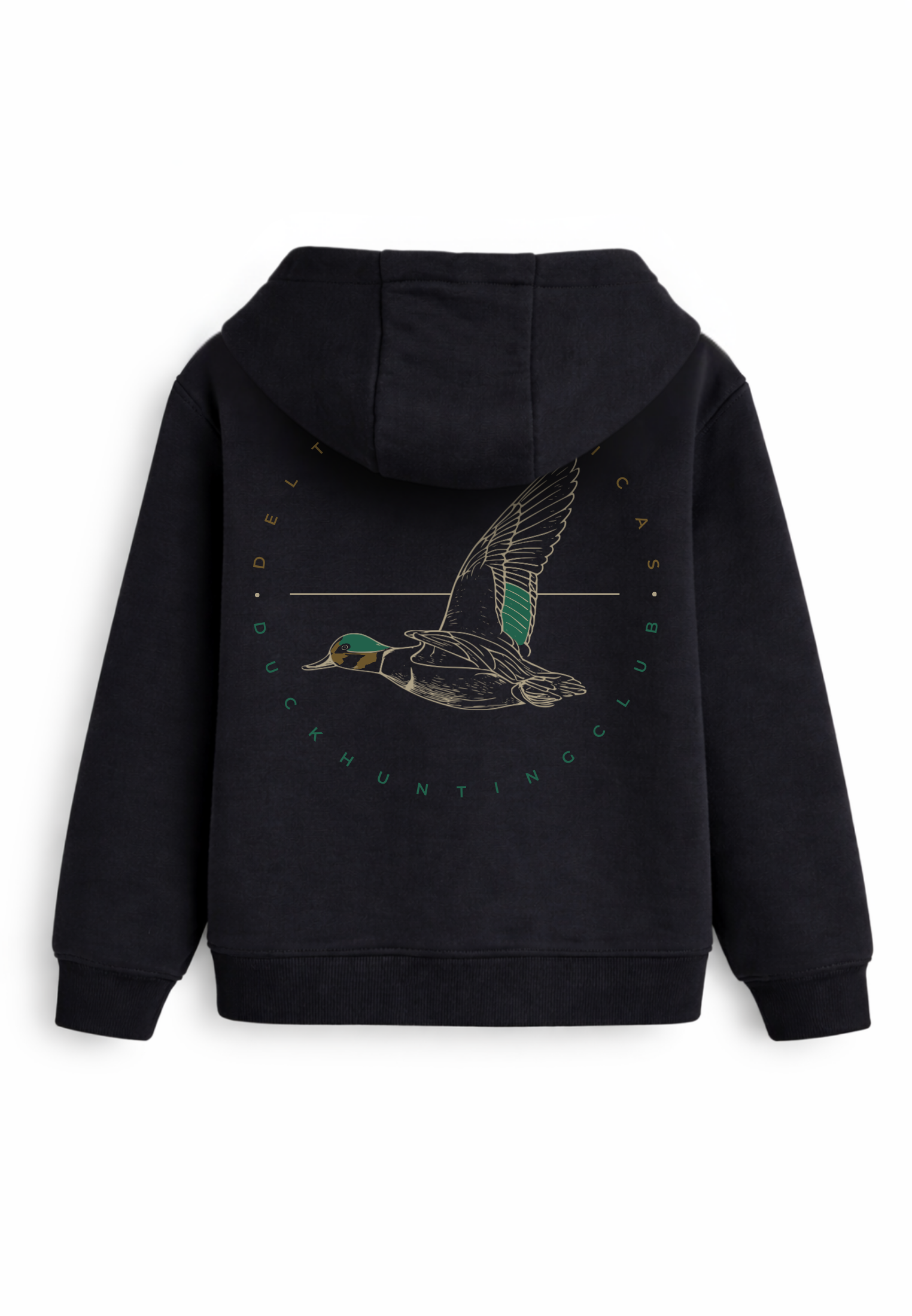 Sudadera esponjosa niño/a Teal Badge Negro