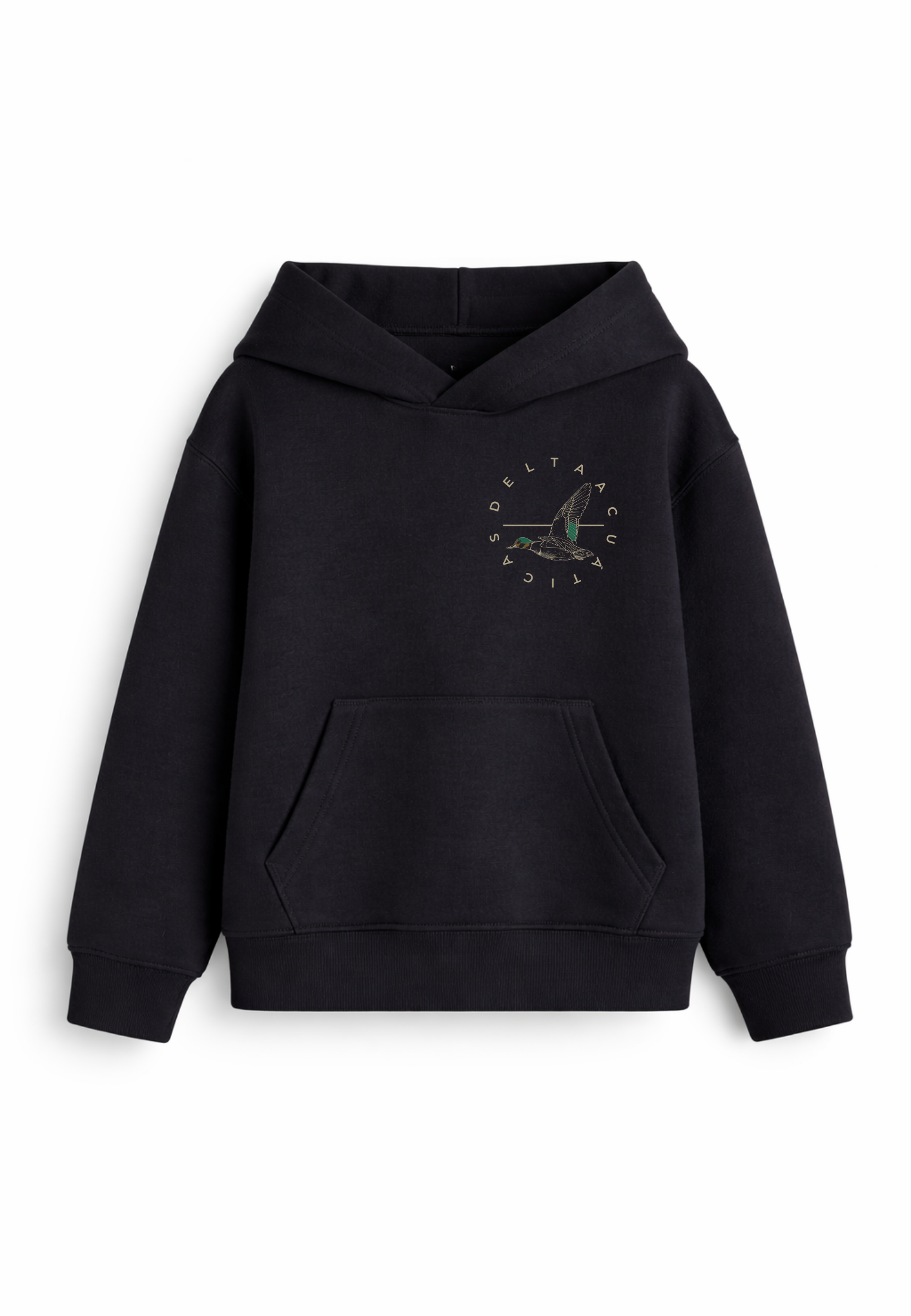 Sudadera esponjosa niño/a Teal Badge Negro