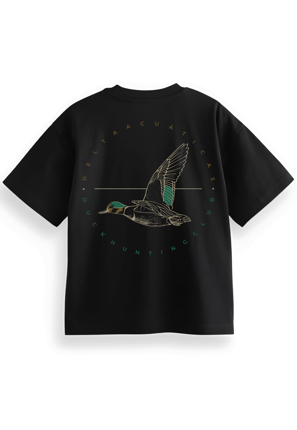Camiseta niño/a Teal Negro