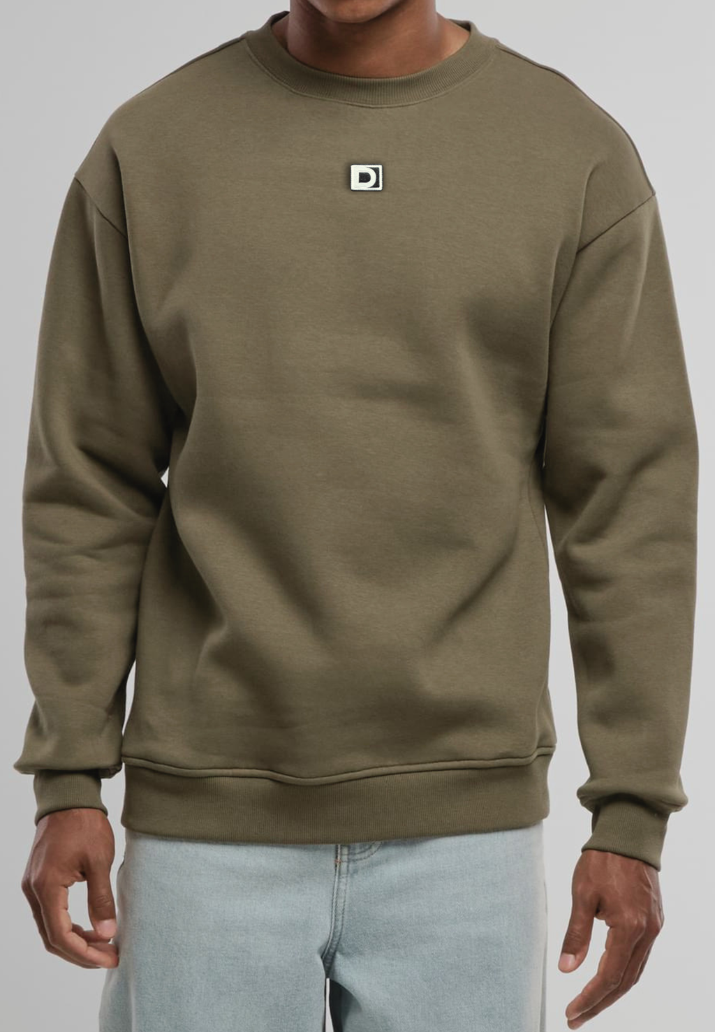 Sudadera D-Logo Oliva