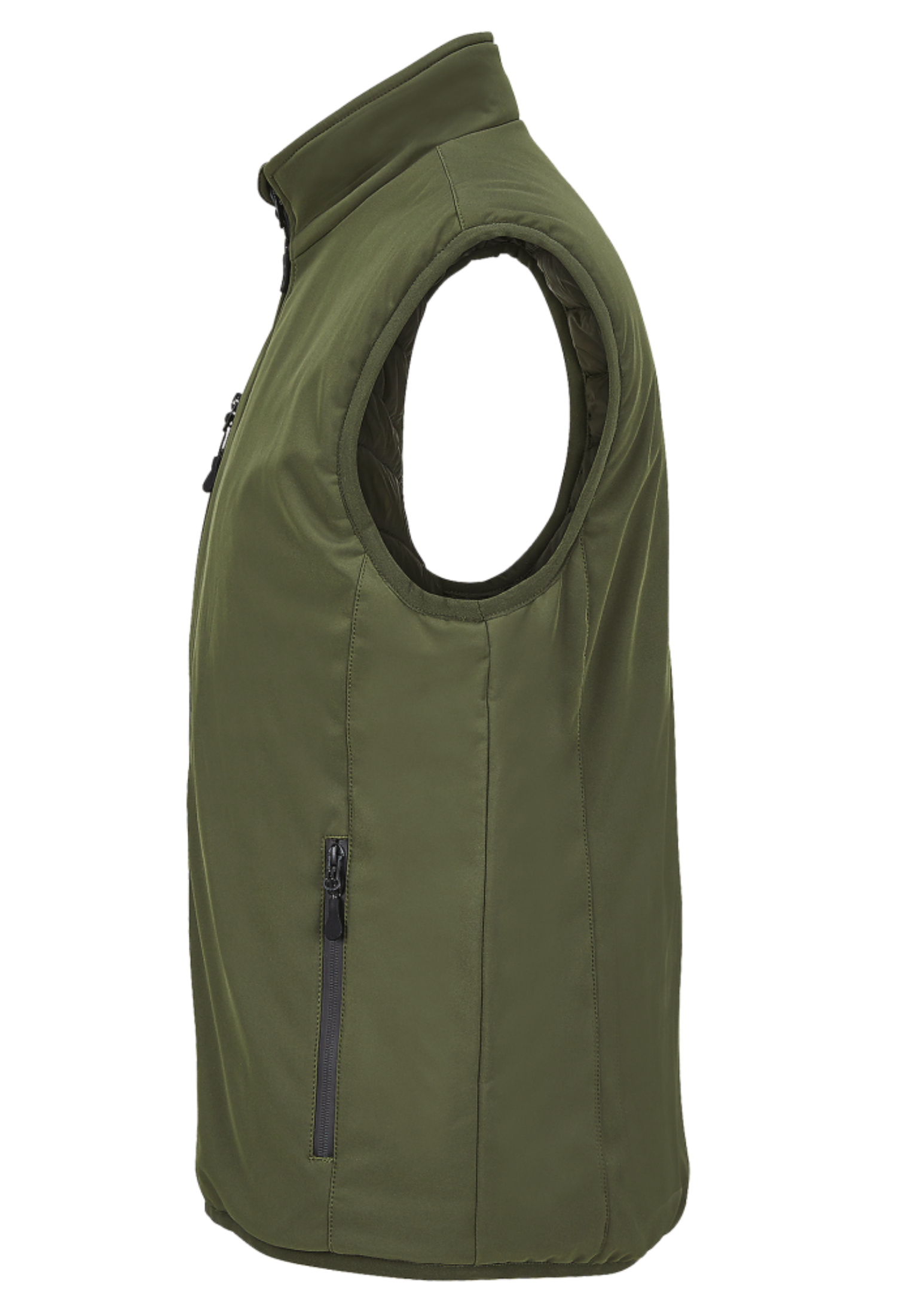 Chaleco Softshell Acolchado Oliva