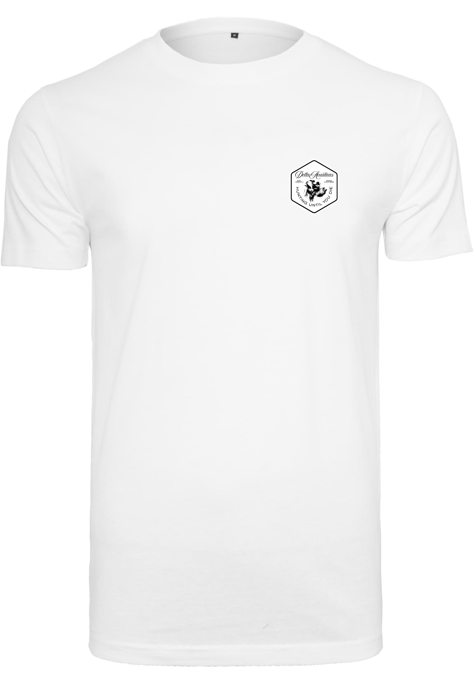 Camiseta Drahthaar Pocket Blanco / ⬜🟩⬛