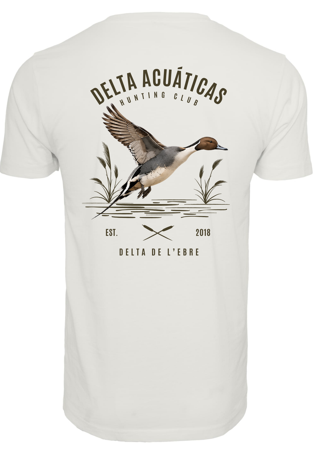 Camiseta manga corta Pintail Blanco