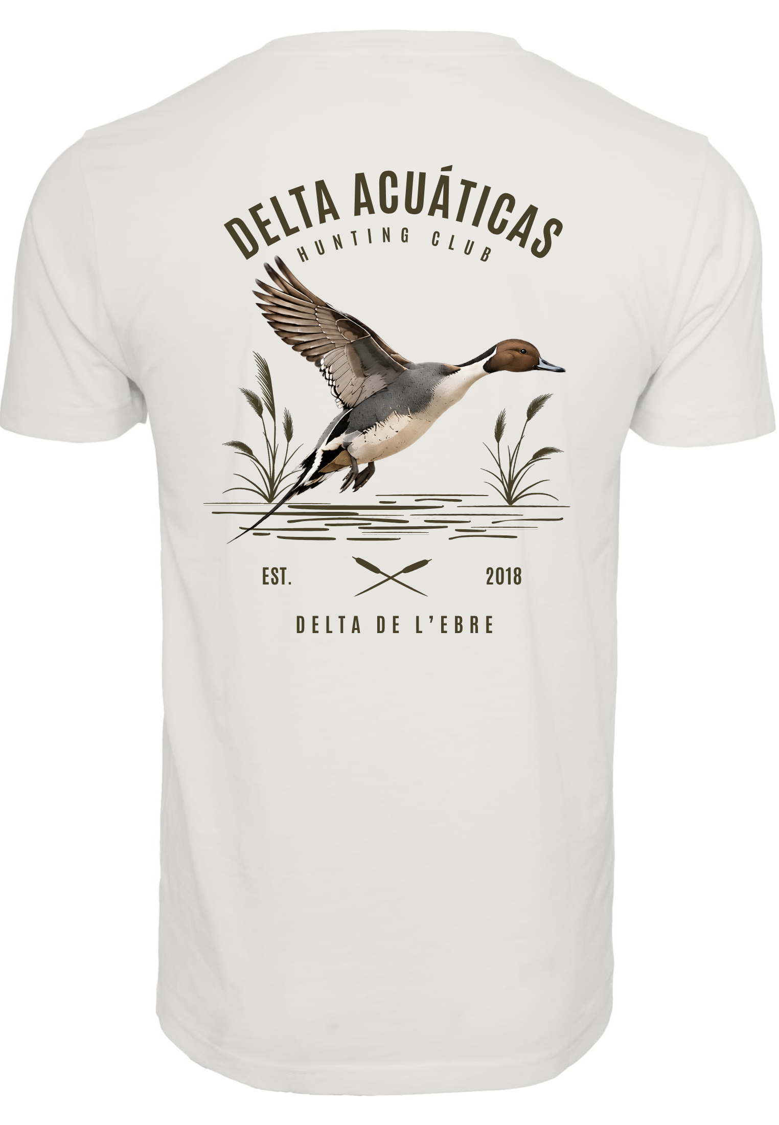 Camiseta manga corta Pintail Blanco