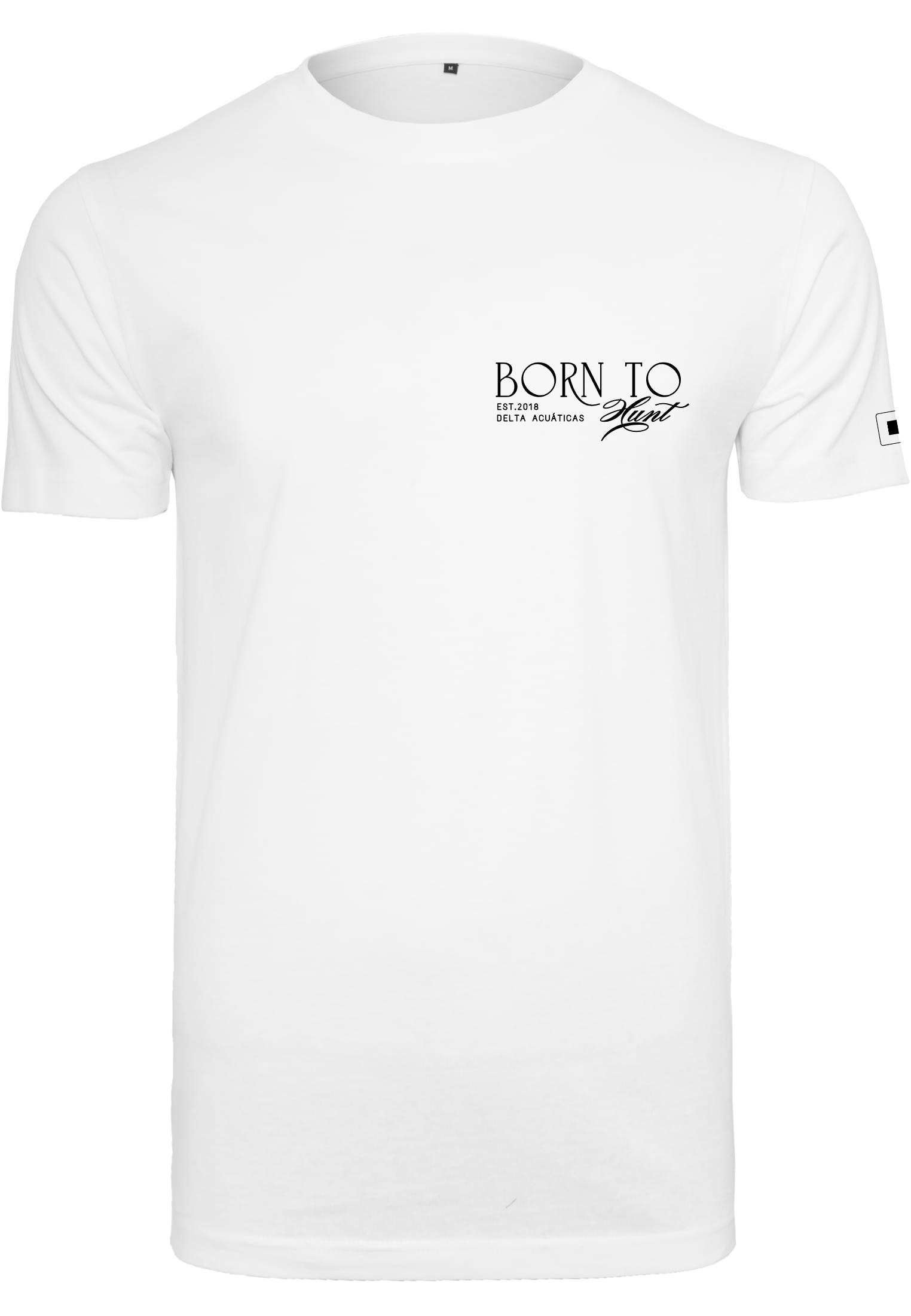 Camiseta manga corta Born To Hunt Blanco