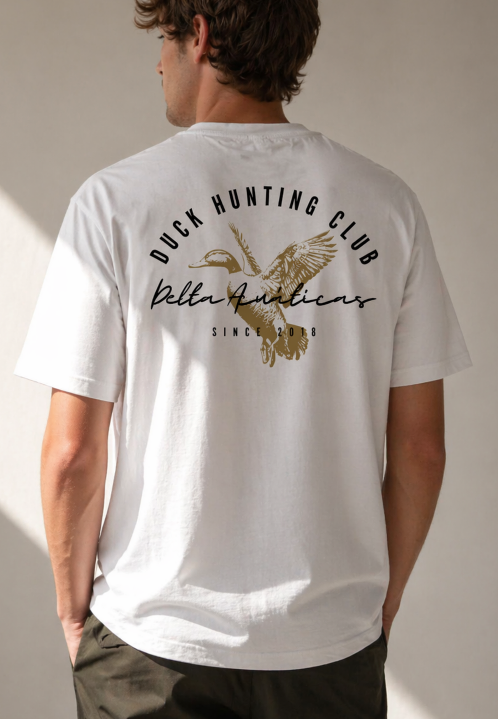 Camiseta manga corta Duck Hunting Club Blanco