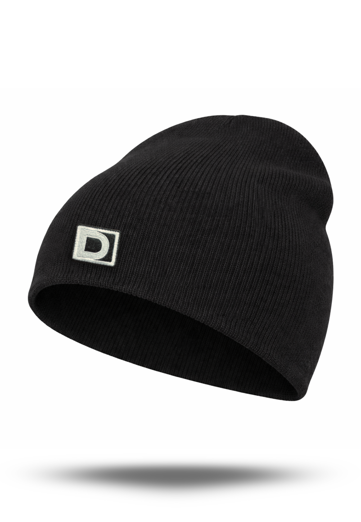 Gorro / Beanie de punto grueso negro