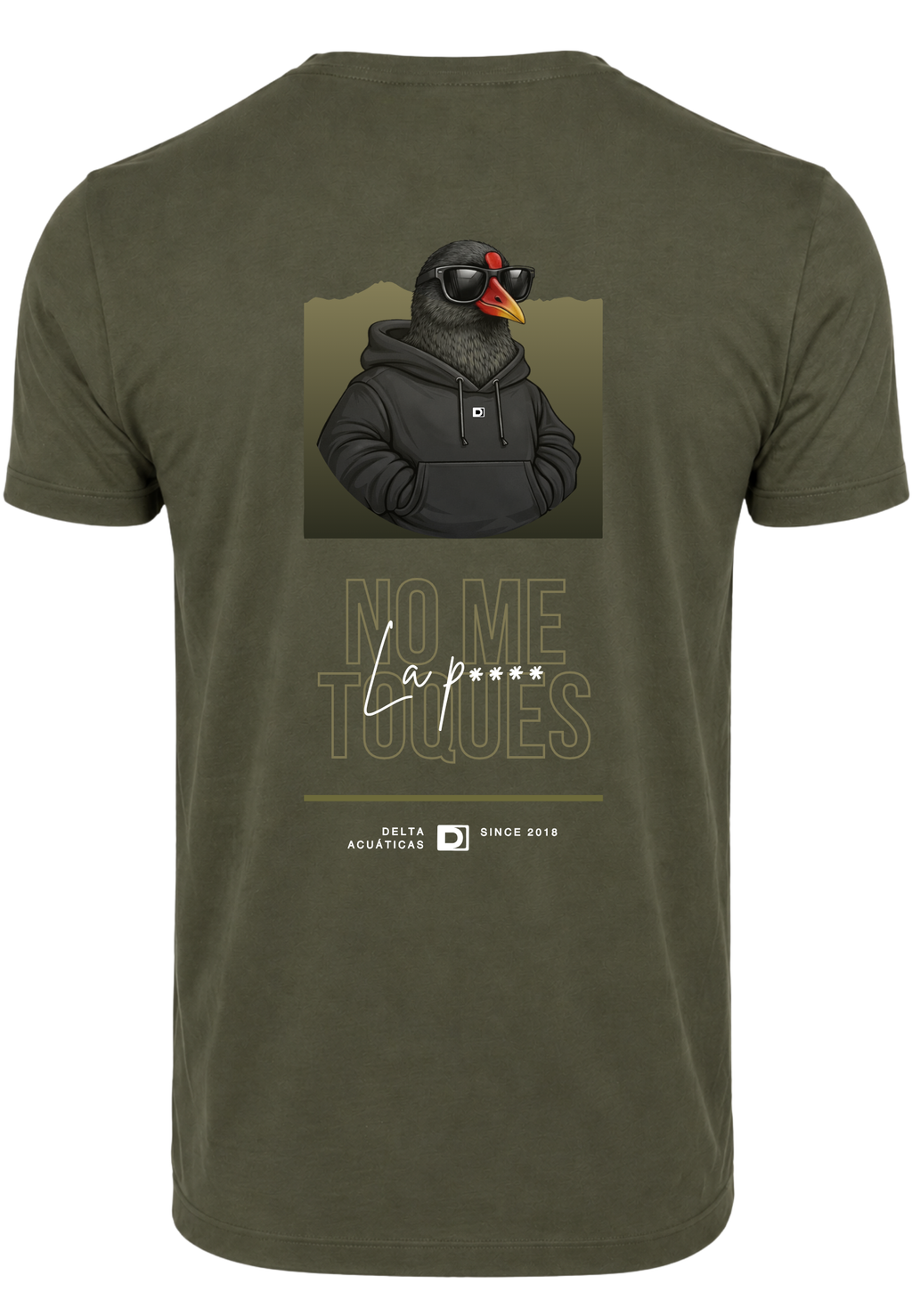 Camiseta manga corta No Me Toques Oliva