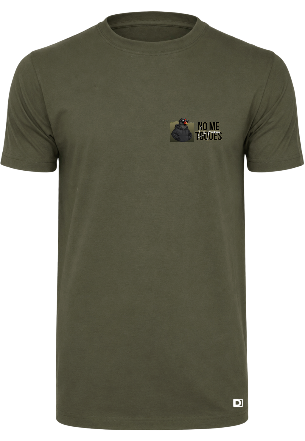Camiseta manga corta No Me Toques Oliva