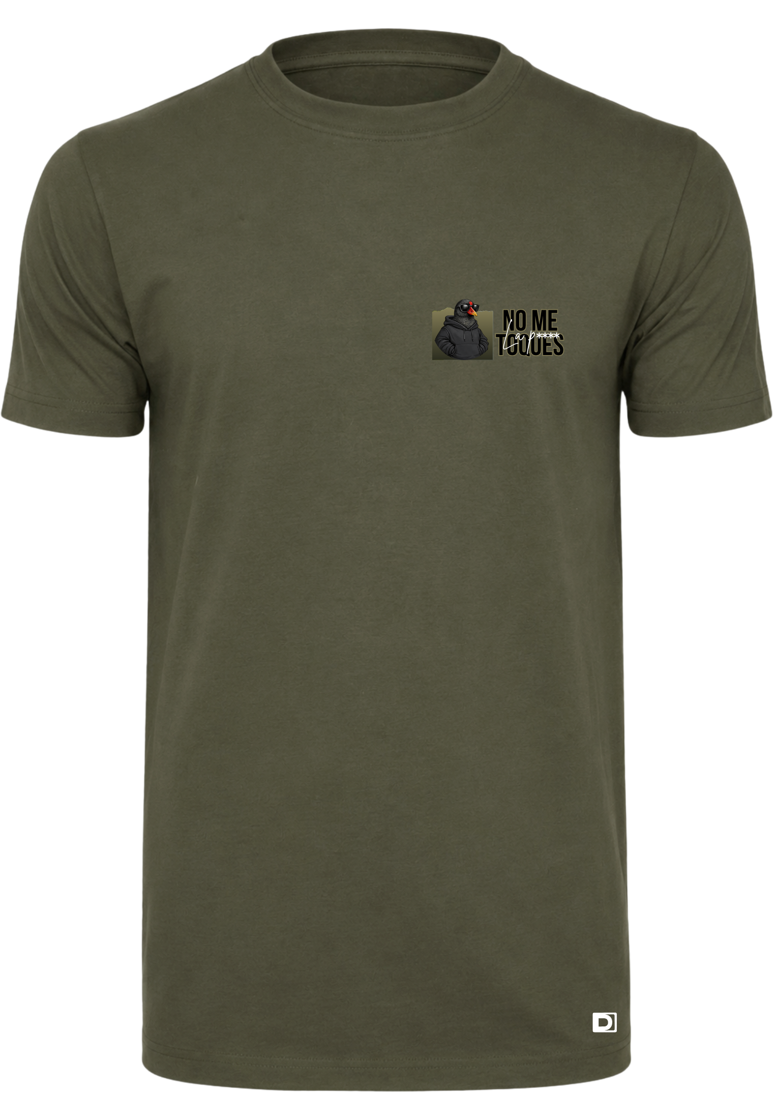 Camiseta manga corta No Me Toques Oliva