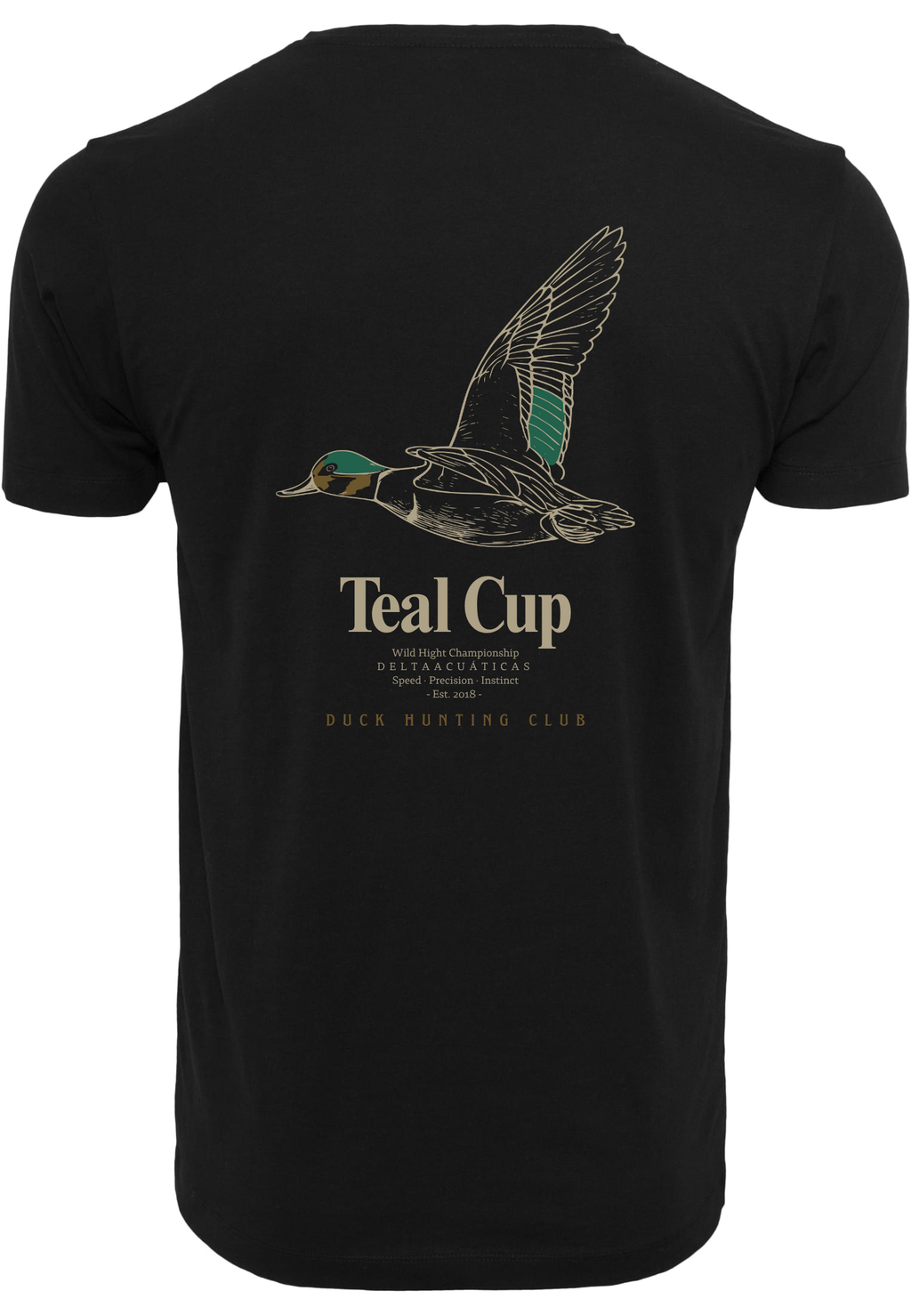 Camiseta manga corta Teal Cup Negro