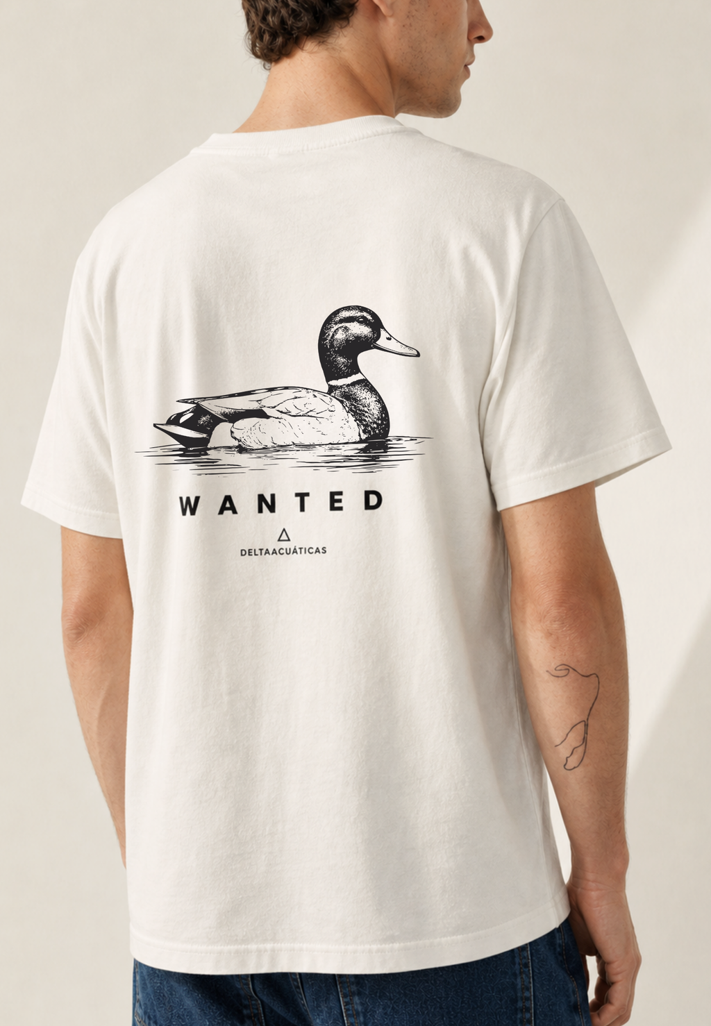 Camiseta manga corta Wanted Blanco
