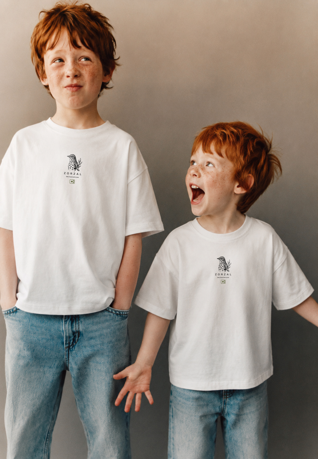Camiseta niño/a Zorzal Blanco