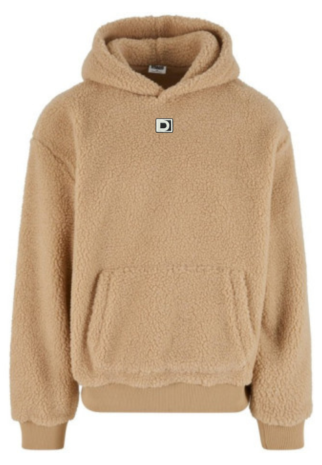 Sudadera sherpa oversize Beige